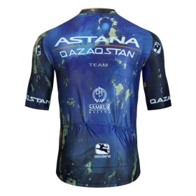 Maglia 2024 Astana Qazaqstan Manica Corta Blu